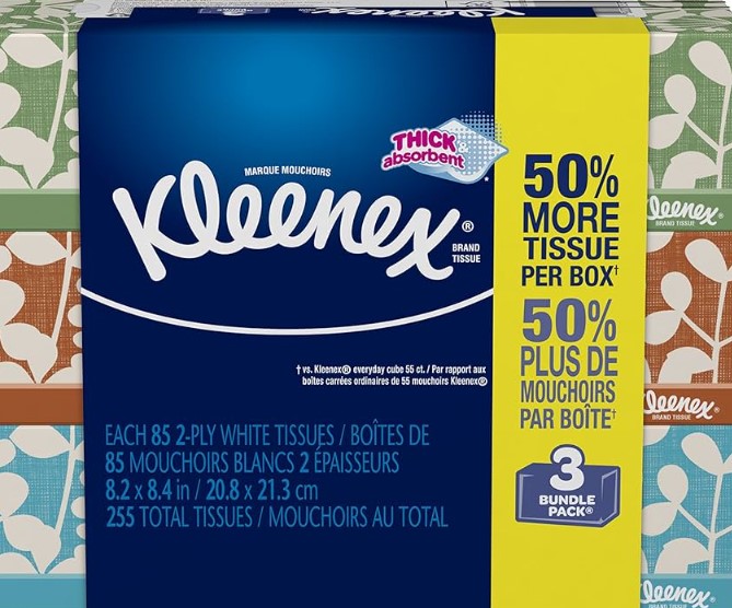 Kleenex 3-pack